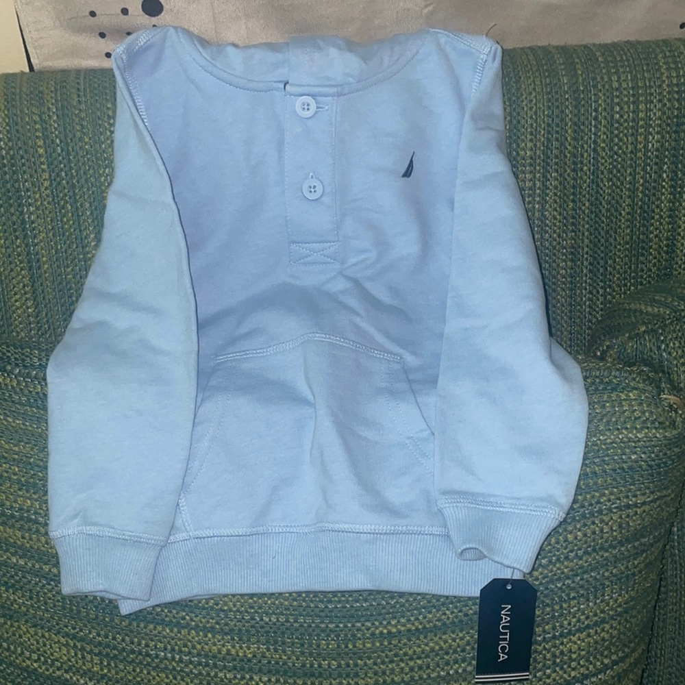 NWT Nautica blue sweatshirt in sz. 3 - Picture 1 of 3